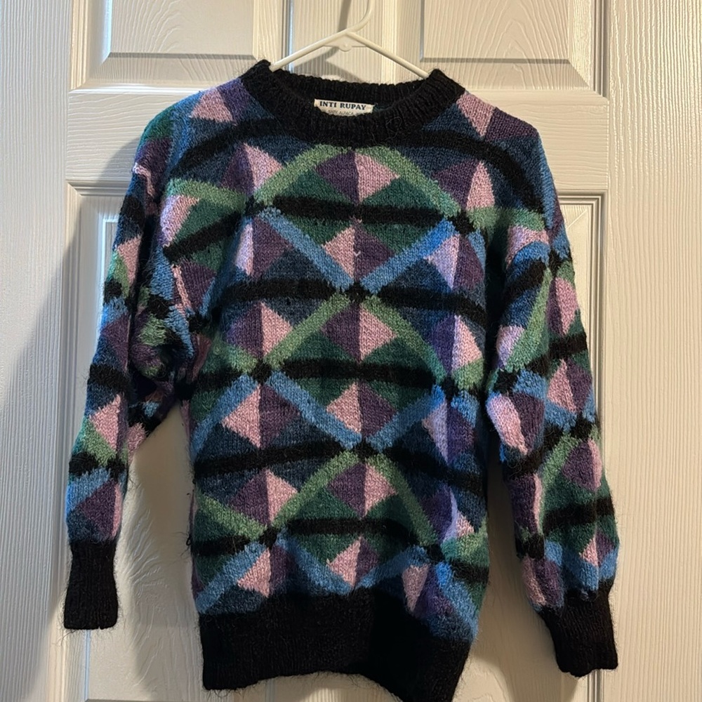Colorful Inti Rupay Wool Sweater
